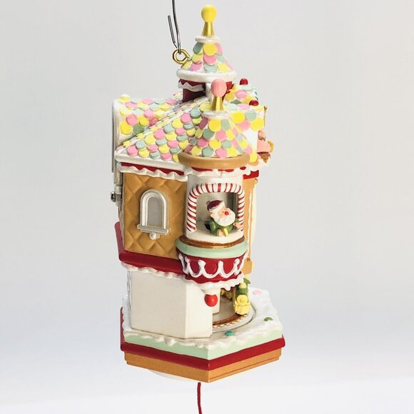 Magic Ornament Workshop Clock Movement Sound Light 2004 Hallmark Keepsake - Picture 7 of 12